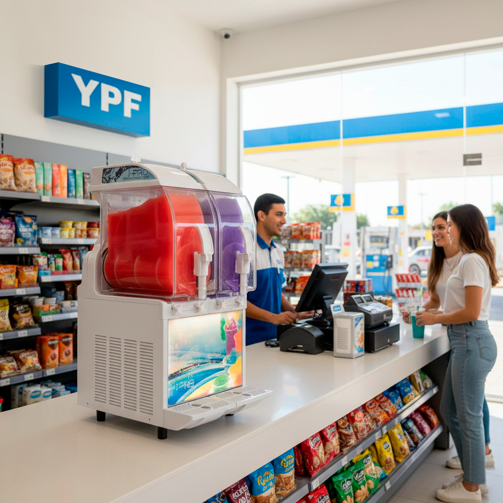 granizadora SPM I-PRO en estacion de servicio