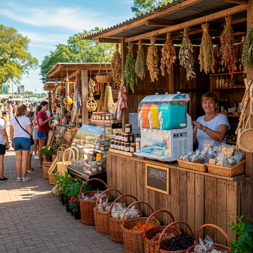granizadora SPM I-PRO en feria